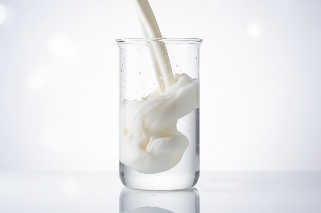 Sodium lauroyl lactylate derived from milk and coconut for hydrating skincare.